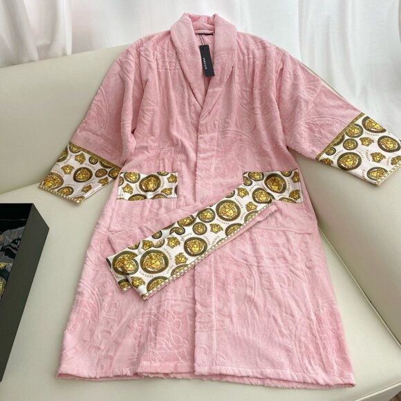 Versace Other - Versace Pink Long Bathrobe